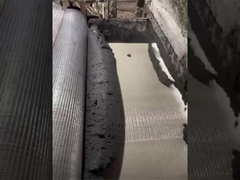 1.15 m / 1.2 m Largeur d'alimentation Ligne de production de panneaux en fibre de ciment pour la construction publique