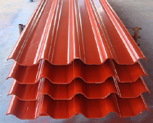 Machine automatique de fabrication de tuiles de toit à l'oxyde de magnésium pour une épaisseur réglable de 3 mm à 6 mm