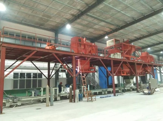 Machine de fabrication de carreaux de toit sans entretien avec système hydraulique de commande par ordinateur PLC