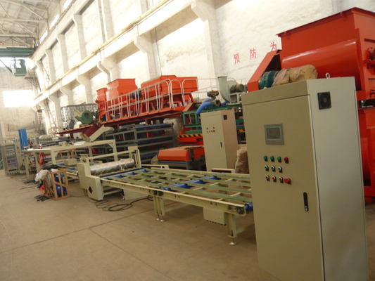 Machine de fabrication de carreaux de toits ondulés ignifuges