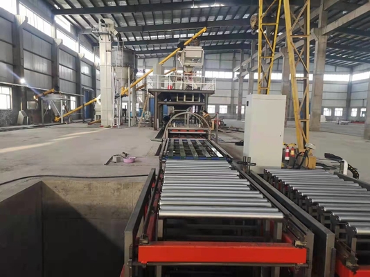 Ligne de production de panneaux de ciment à haute teneur en fibres pour la diffusion de vapeur d'eau -28 / 35 et densité de masse spécifique -1000 Kg/m3 /- 2%