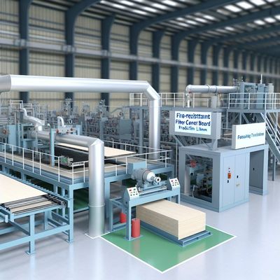 5-20 Million M2/year Fire-Resistant Fiber Cement Board Production Line with Customizable Options Board Thickness 3-25mm