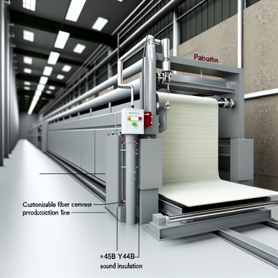 Ligne de production de panneaux en fibres-ciment personnalisable avec isolation phonique ≥45dB