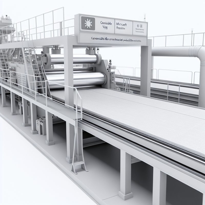 Ligne de production de panneaux de ciment à fibre personnalisable avec une absorption d'eau ≤ 10%