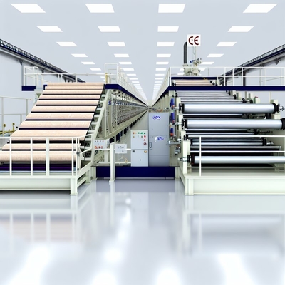 Ligne de production de panneaux en fibres-ciment avec épaisseur de 3 à 25 mm et certification CE