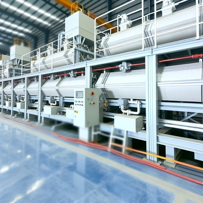 Ligne de production de panneaux en fibre de ciment avec une densité de 1,2-1,6 g/cm3 et une conductivité thermique ≤ 0,25 W/mk