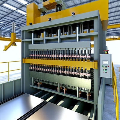 Machine de fabrication de panneaux muraux de construction rapide 380V avec une épaisseur de matériau de 0,3-0,8 mm