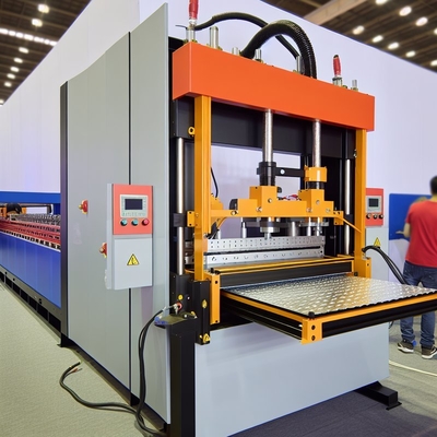 Machine de fabrication de panneaux muraux de construction rapide 380V avec une épaisseur de matériau de 0,3-0,8 mm