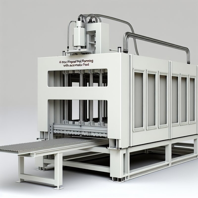 Machine de formage de panneaux muraux ignifuges de 4 heures avec alimentation automatique