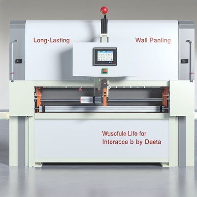 Machine automatique de formage de panneaux muraux avec écran tactile Delta, durée de vie utile de 20 ans