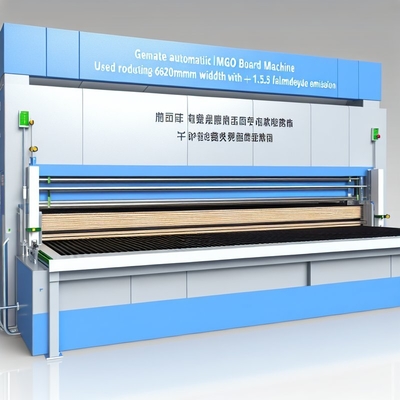 Machine à panneaux MGO automatique de grade A1 pour panneaux de largeur 600-1220mm avec émission de formaldéhyde ≤1.5mg/L