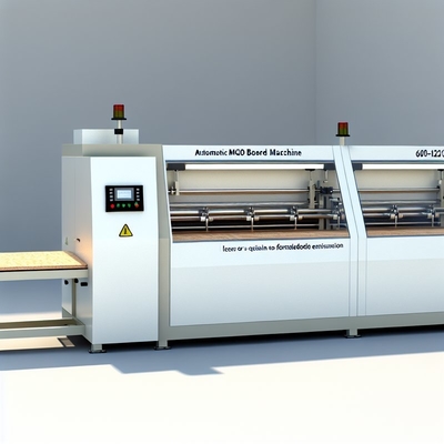 Machine à panneaux MGO automatique de grade A1 pour panneaux de largeur 600-1220mm avec émission de formaldéhyde ≤1.5mg/L