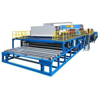 Ligne de fabrication semi-automatique de feuilles de fibre de ciment pour une résistance à la flexion élevée ≥ 7Mpa et une durée de vie prolongée ≥ 25 ans