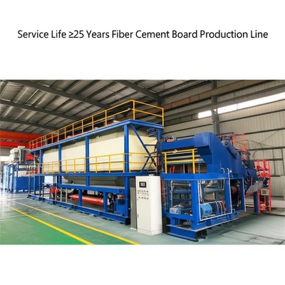 Durée de vie ≥25 ans Ligne de production de panneaux en fibres-ciment avec isolation phonique ≥45dB Conductivité thermique ≤0.25W/mk