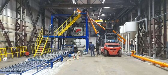 Voltage 380v ligne de production automatique de meubles XPS