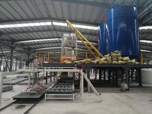 Ligne de production de panneaux en fibres-ciment ignifuges de 2400 mm de longueur et 1200 mm de largeur
