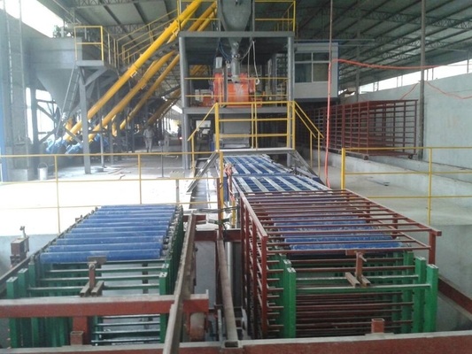Chaîne de production automatique de panneau de MgO de rendement élevé pour le panneau/Underlayment de mur