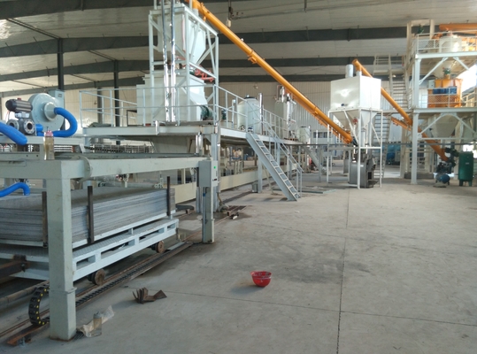 chaîne de production de panneau de MgO d'épaisseur de 3 - de 25mm pour la décoration de mur/le panneau d'intérieur doublure de meubles