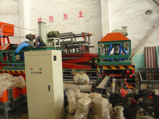 Le ciment de fibre couvre la chaîne de production de panneau d'oxyde de magnésium capacité de feuilles de With1500 grande