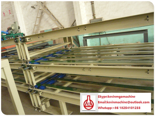 Machine de formage de feuilles de toit, équipement industriel de panneau de mur de sandwich à cavité de MgO