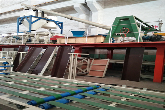 Panneau ignifuge automatique de cloison sèche d'oxyde de magnésium de MgO faisant la ligne de production à la machine