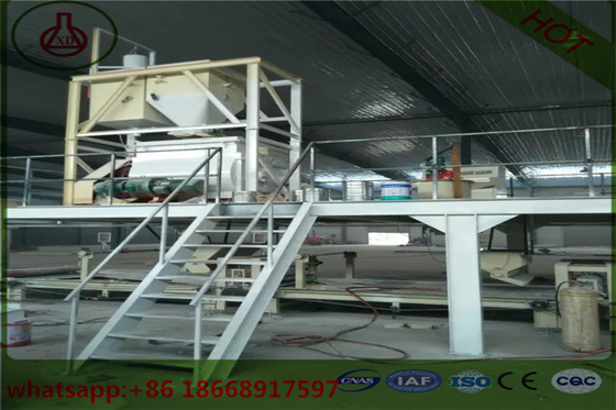 Chaîne de production préfabriquée automatique de panneau de ciment de fibre de murs panneau faisant des machines