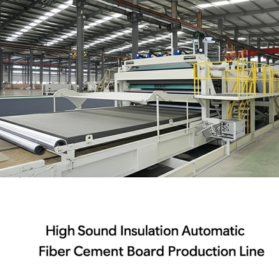 Ligne de production de panneaux en fibres-ciment automatiques à haute isolation phonique pour matériaux et efficacité