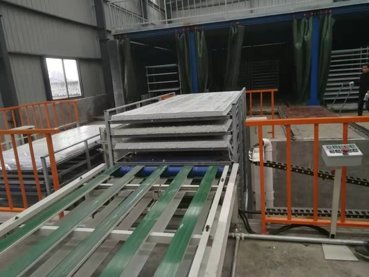 Chaîne de production de panneau de ciment de fibre et de panneau d'oxyde de magnésium fonctionnement rapide