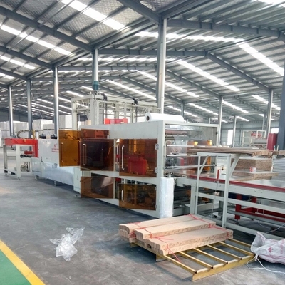 Chaîne de production de panneau de ciment et de MgO fabrication ignifuge de panneau de mur de séparation