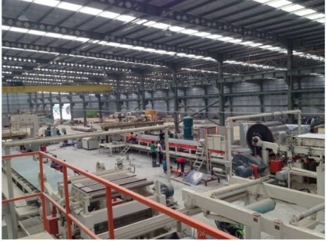 Matériau de construction ignifuge faisant la fabrication de panneau 